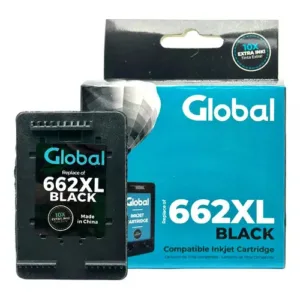CARTUCHO ALTERNATIVO GLOBAL PARA HP 662 NEGRO