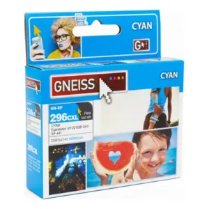 CARTUCHO ALTERNATIVO GNEISS PARA EPSON 296 CYAN