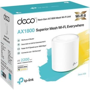DECO X20 PACK DE 1 MESH TPLINK WIFI SYSTEM