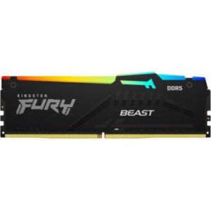 MEMORIA PC KINGSTON FURY BEAST DDR5 16GB 5200MHZ RGB KF552C40BBA-16