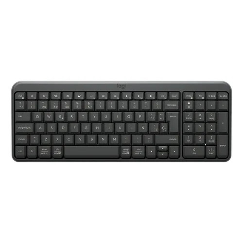 TECLADO BLUETOOTH LOGITECH K250 GRAPHITE PEBBLE - https://www.powerzon.com.ar