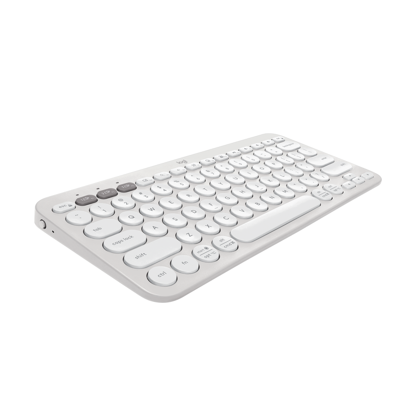 TECLADO BLUETOOTH LOGITECH K380S WHITE PEBBLE KEYS 2 - https://www.powerzon.com.ar