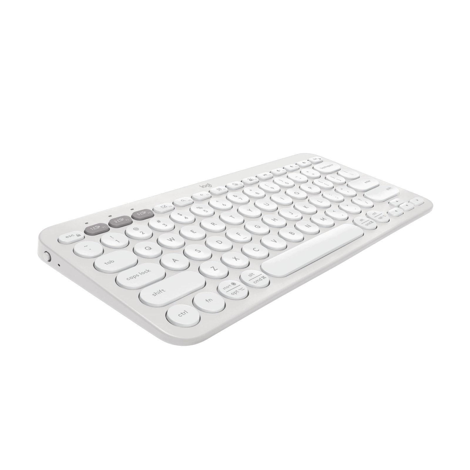 TECLADO BLUETOOTH LOGITECH K380S WHITE PEBBLE KEYS 2 - https://www.powerzon.com.ar