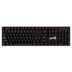 TECLADO GAMER MECANICO RAPTOR RETROILUMINADO SWITCH RED M104