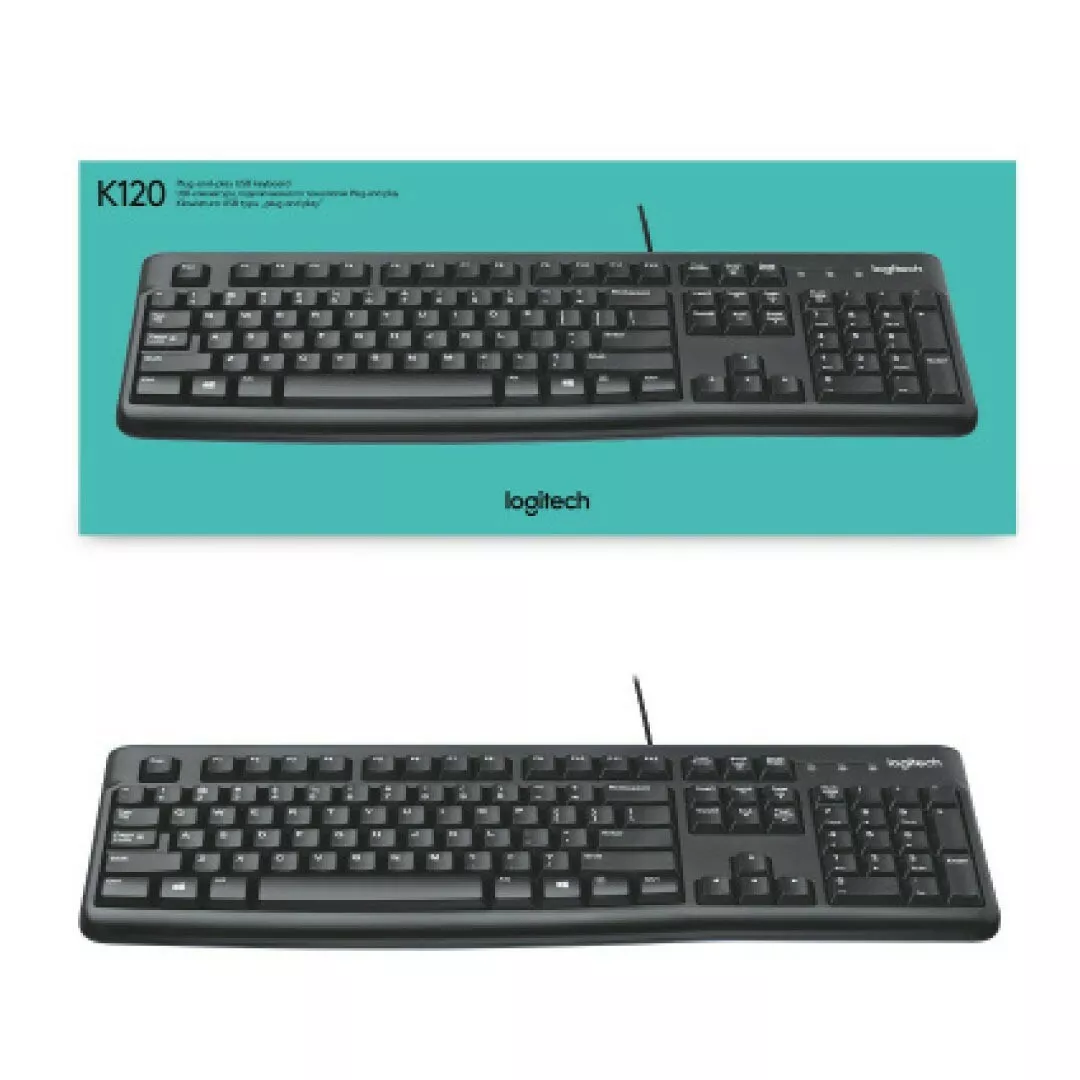 TECLADO USB LOGITECH K120 - https://www.powerzon.com.ar